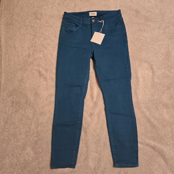 Pistola Jennifer Oslo Skinny Jeans Belize Blue NWT - Picture 2 of 4